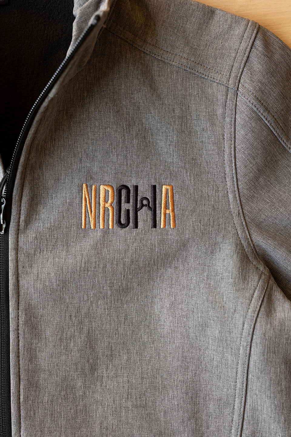 Men's NRCHA Logo Signature Series Pearl Grey Jacket
