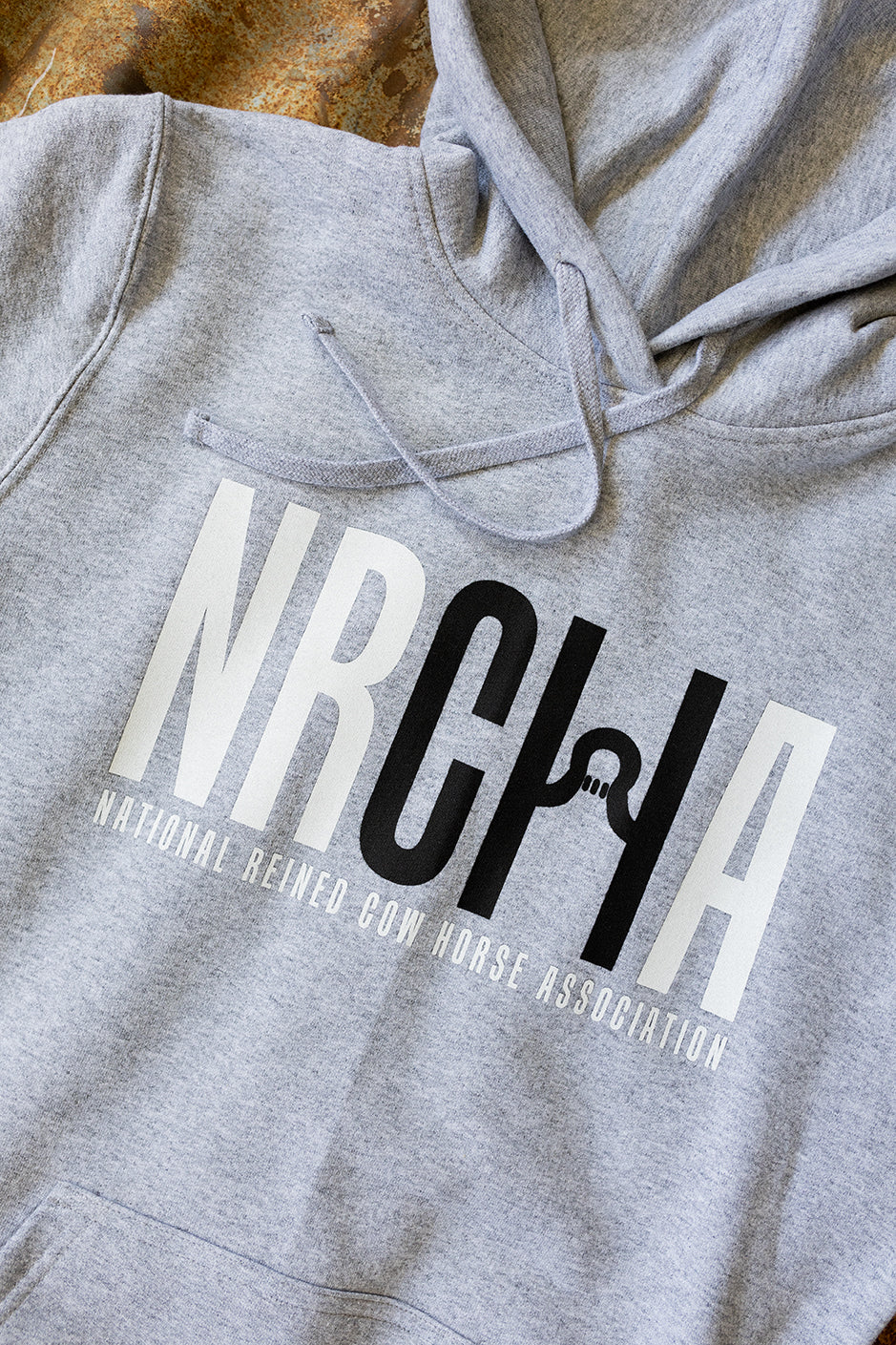 Women's NRCHA Logo Grey Pullover Hoodie