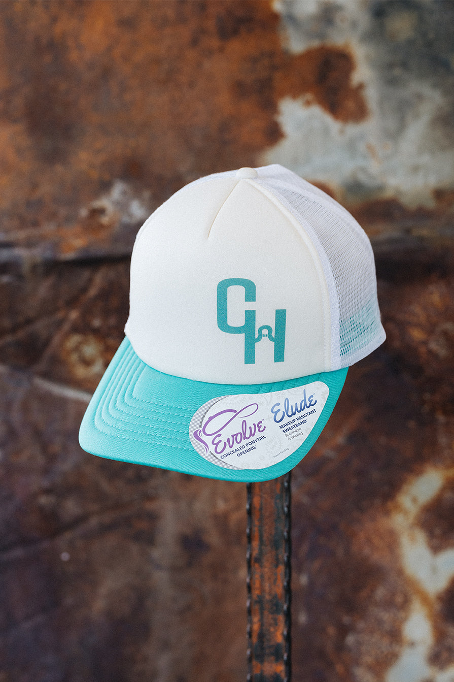 Ladies Foam Front NRCHA Sparkle “CH” Logo Hat