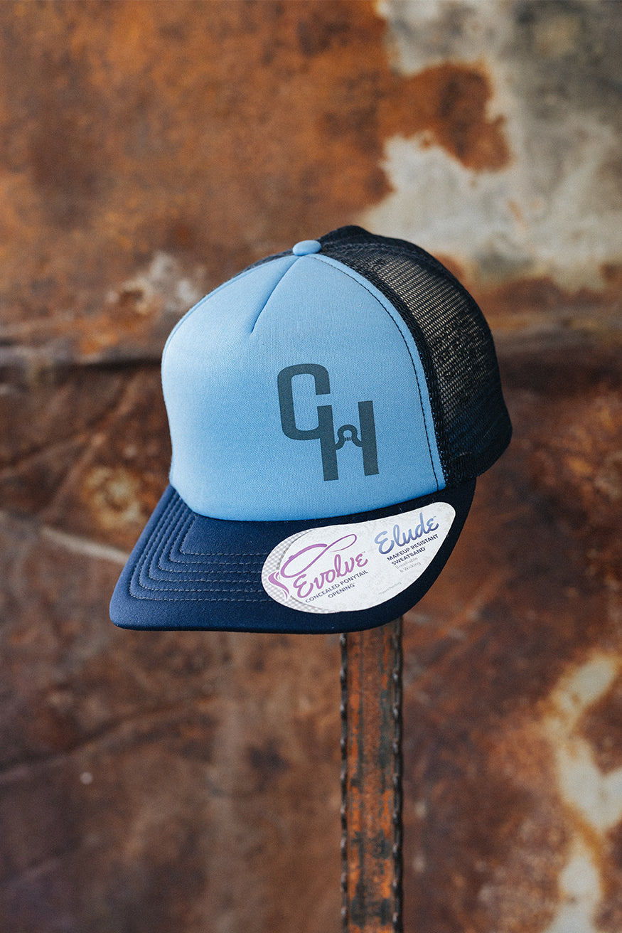 Ladies Foam Front NRCHA Sparkle “CH” Logo Hat