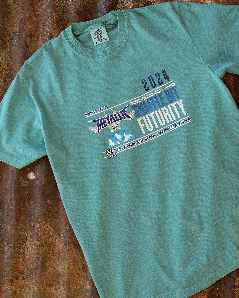 Mens NRCHA SBF 2024 Seafoam Tee