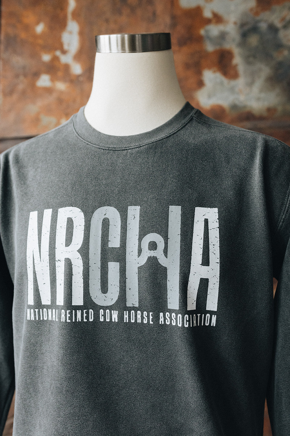 Grey NRCHA Comfort Colors Pullover Sweatshirt