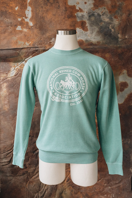 NRCHA Retro Logo Comfort Colors Pullover Sweatshirt (2 Colors)