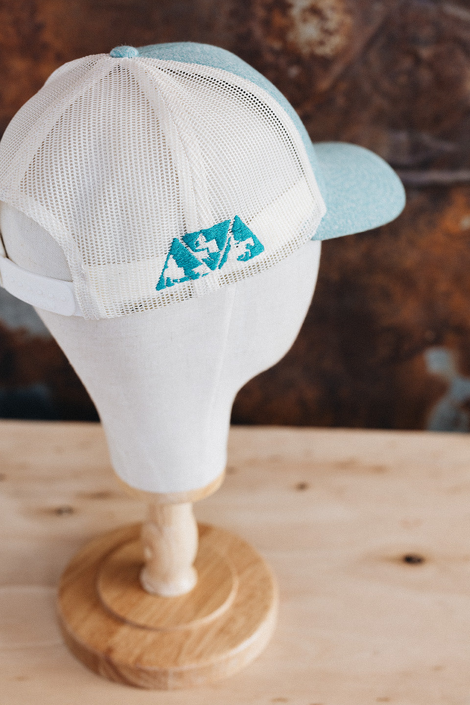 NRCHA Logo Turquoise & Cream Hat