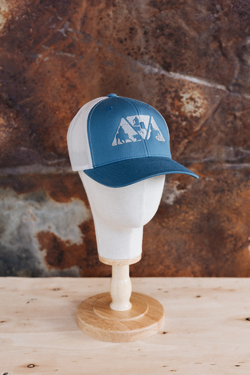 NRCHA Logo Slate Blue and Taupe Hat