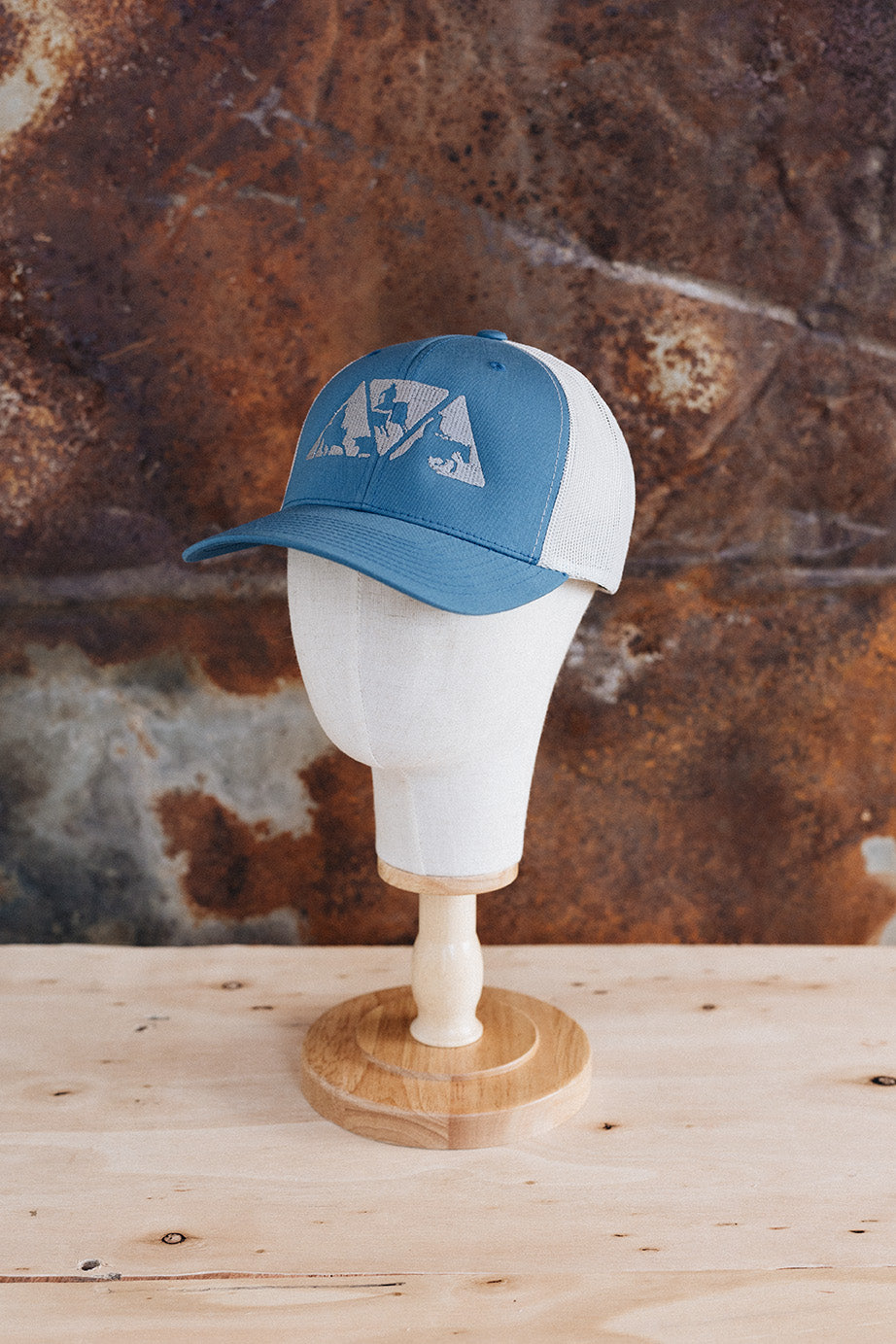 NRCHA Logo Slate Blue and Taupe Hat