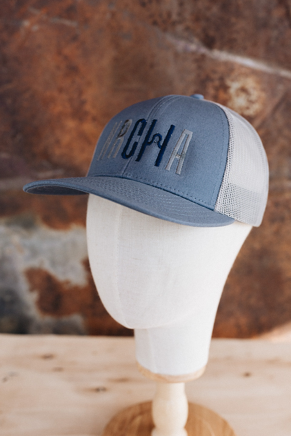 NRCHA Logo Slate Blue & Grey Hat