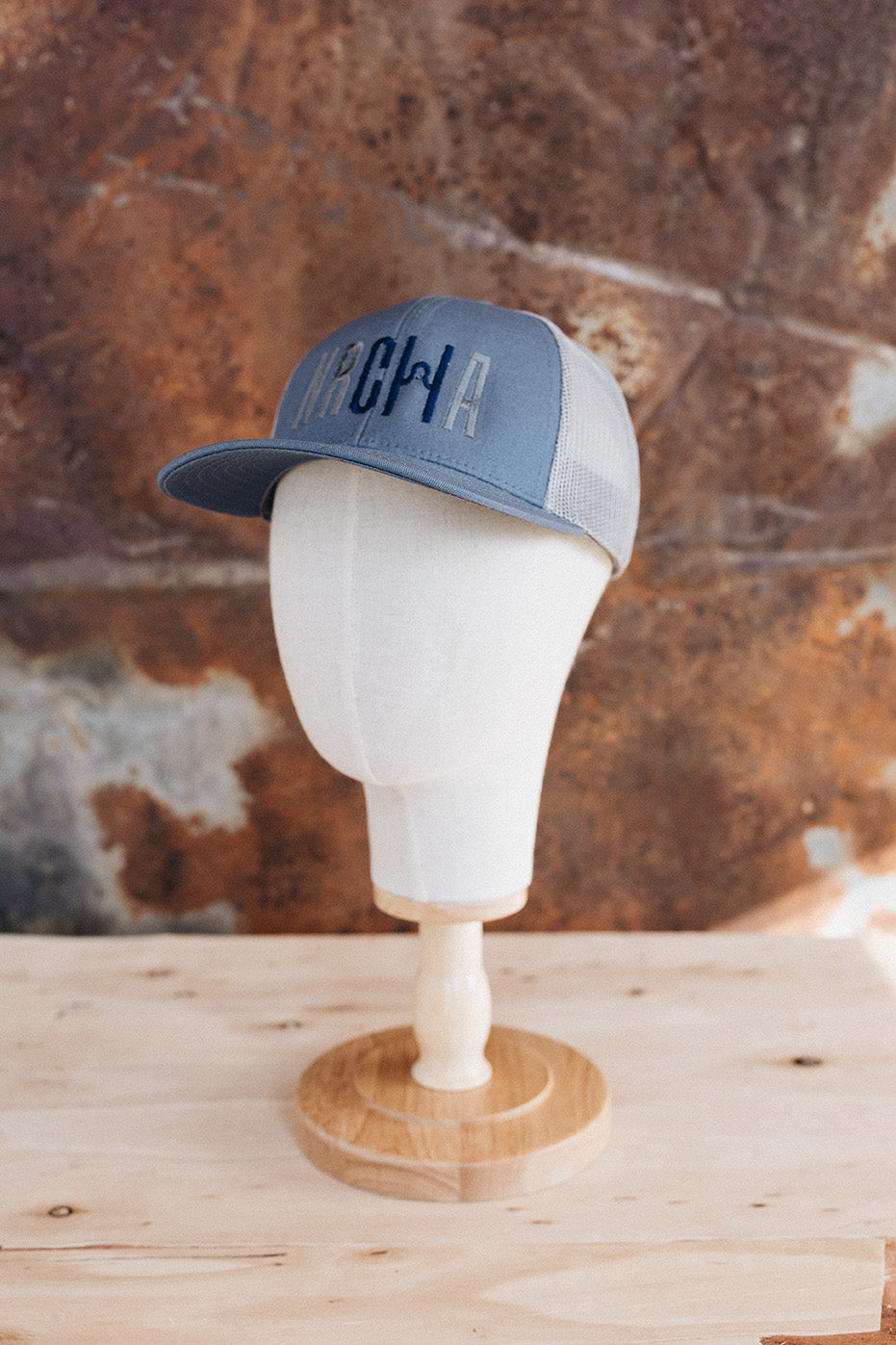 NRCHA Logo Slate Blue & Grey Hat