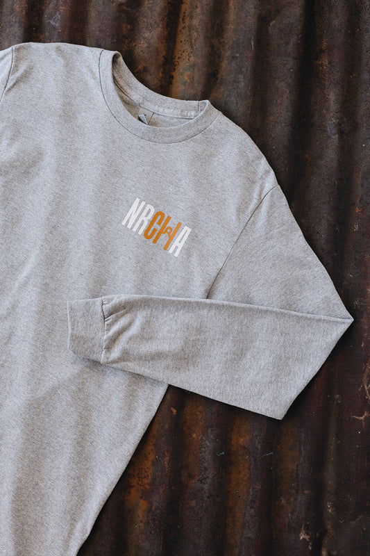 Men's Light Grey Long Sleeve Tee