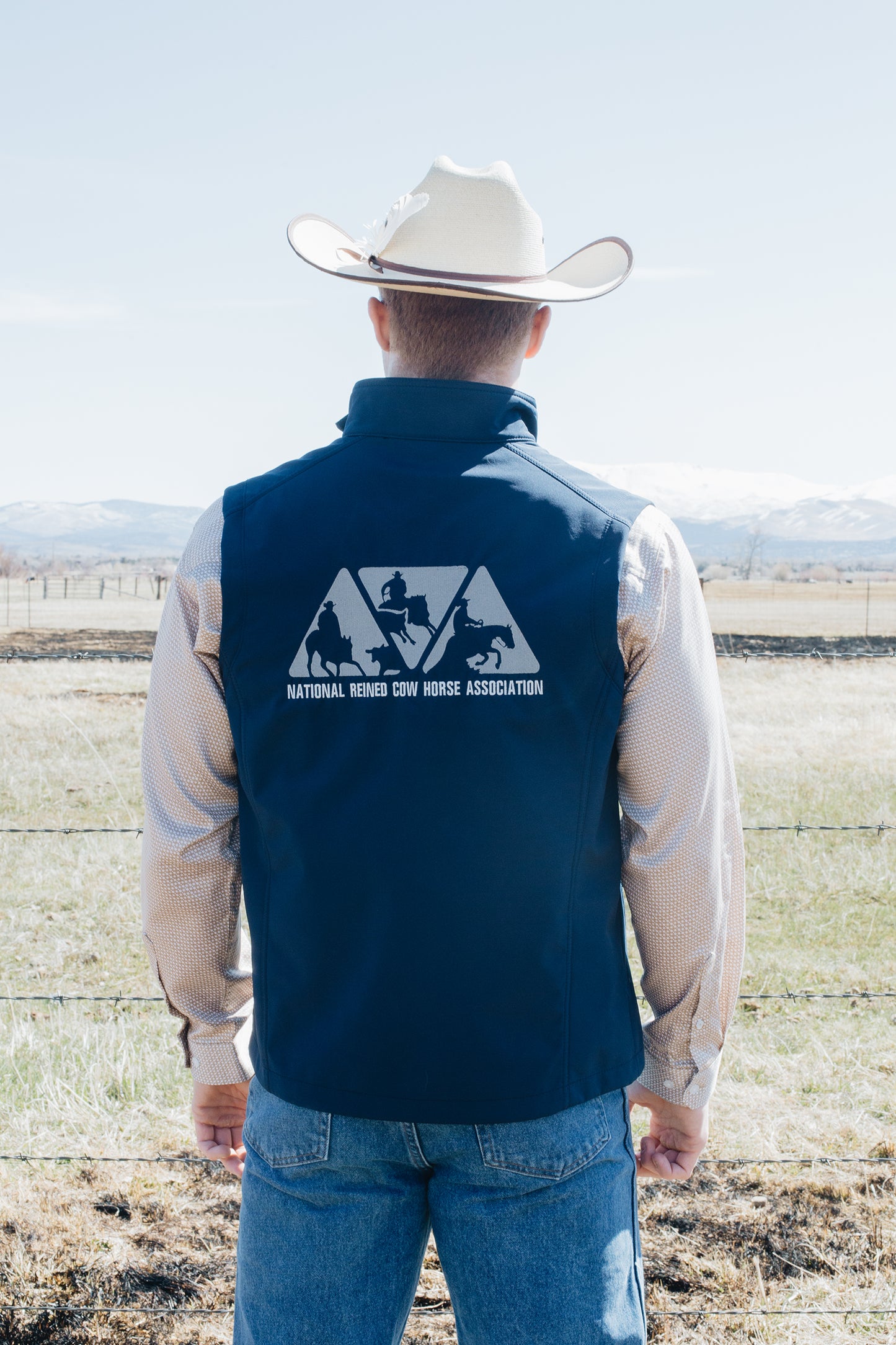 Men's NRCHA Logo Signature Series Navy Vest