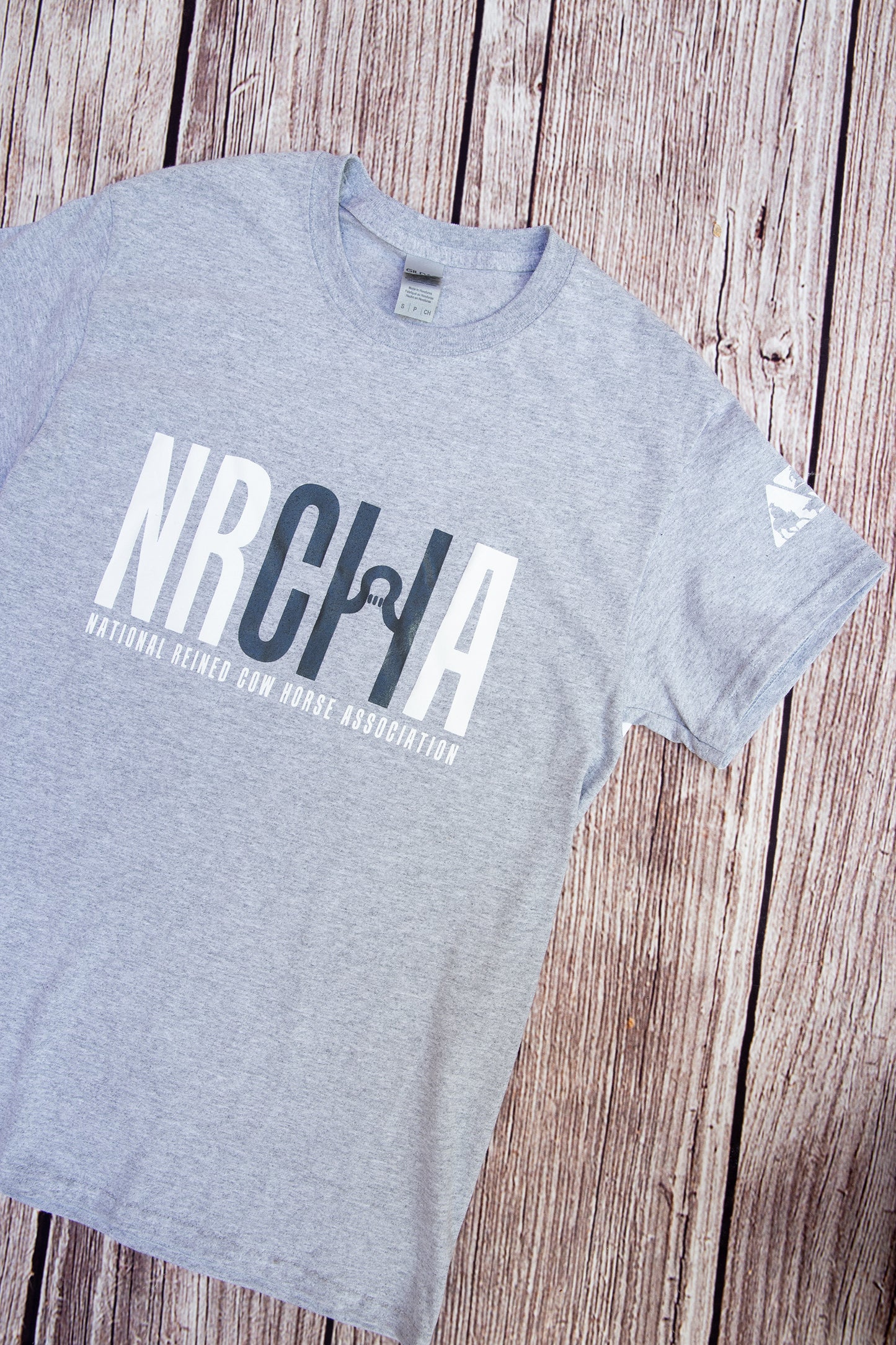 Men's NRCHA Short Sleeve Grey T-Shirt